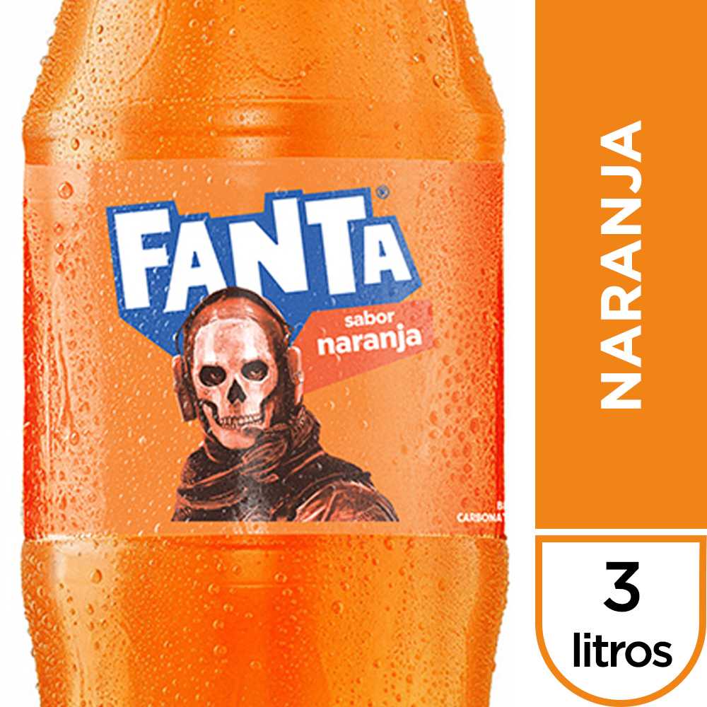 Fanta naranja 3 lt