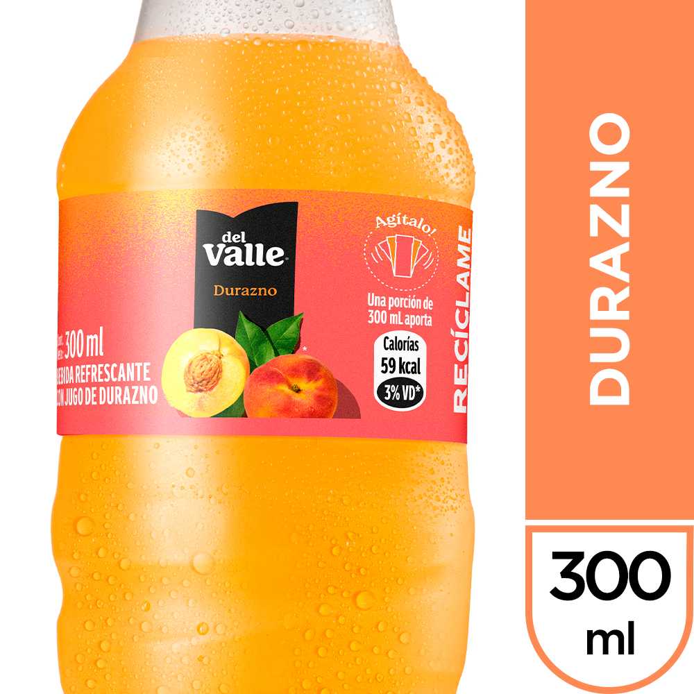 Del valle néctar durazno 300 ml