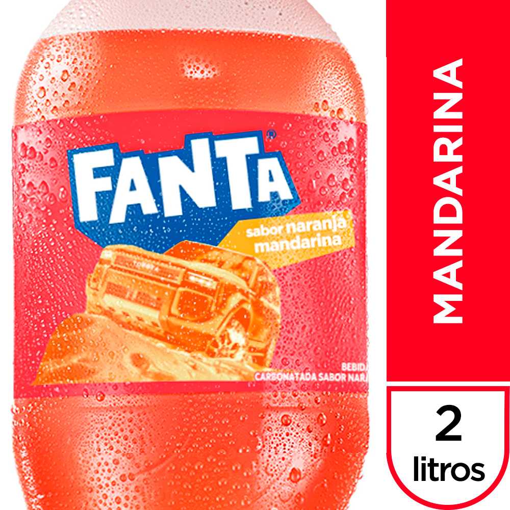 Fanta mandarina 2 litros