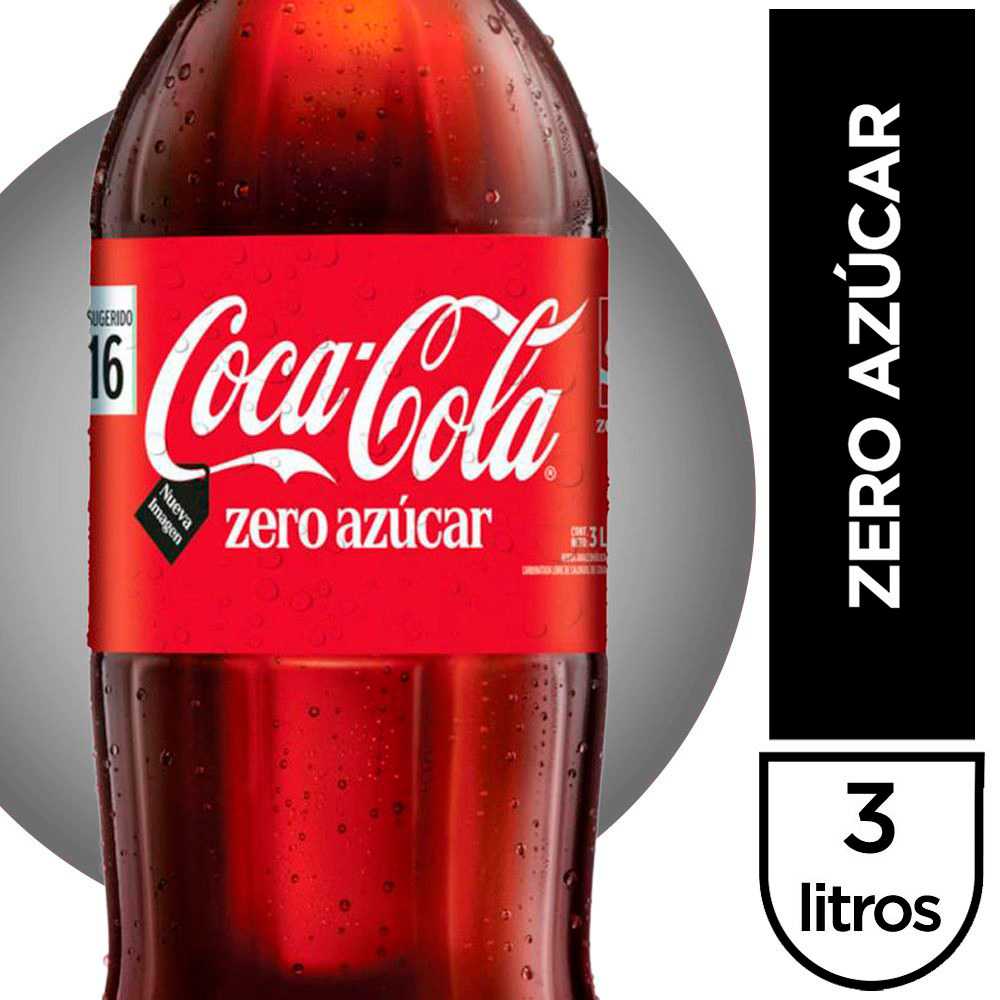 Coca-Cola zero 3 litros