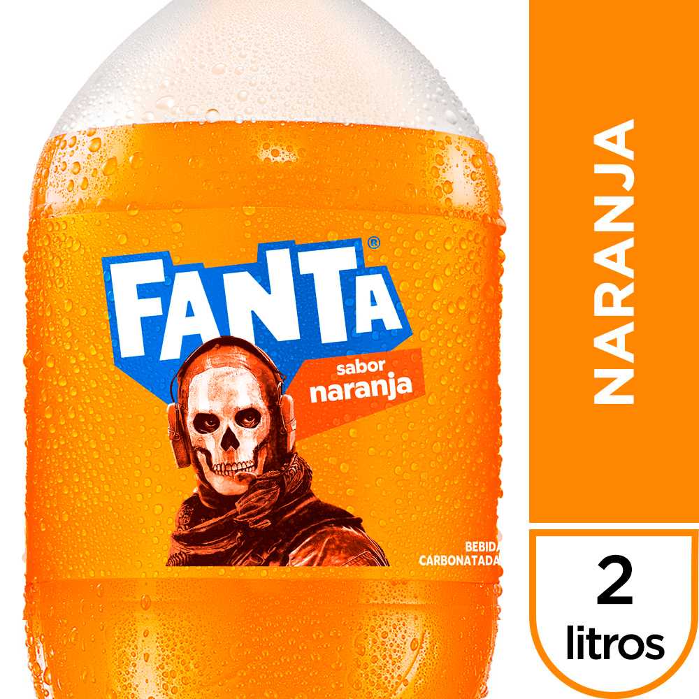 Fanta naranja 2 litros