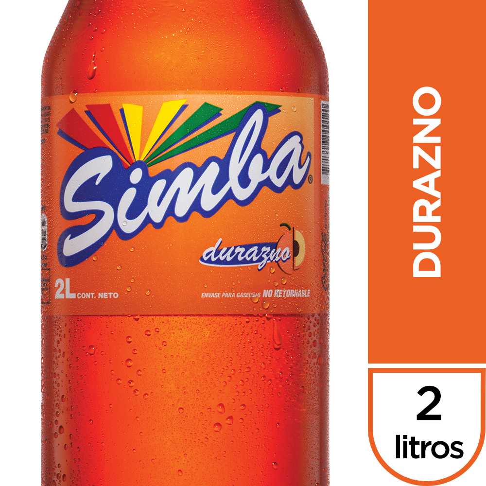Simba durazno 2 litros