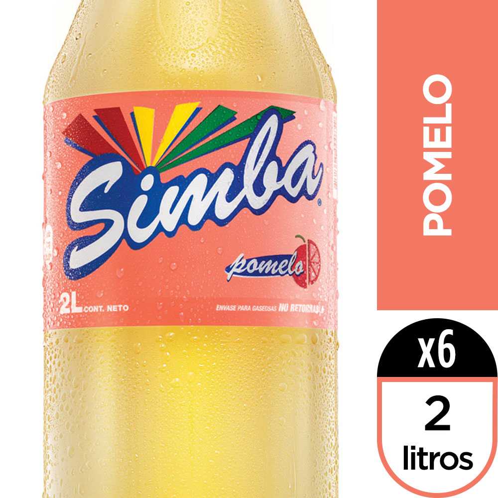 Simba pomelo 2 litros paquete de 6