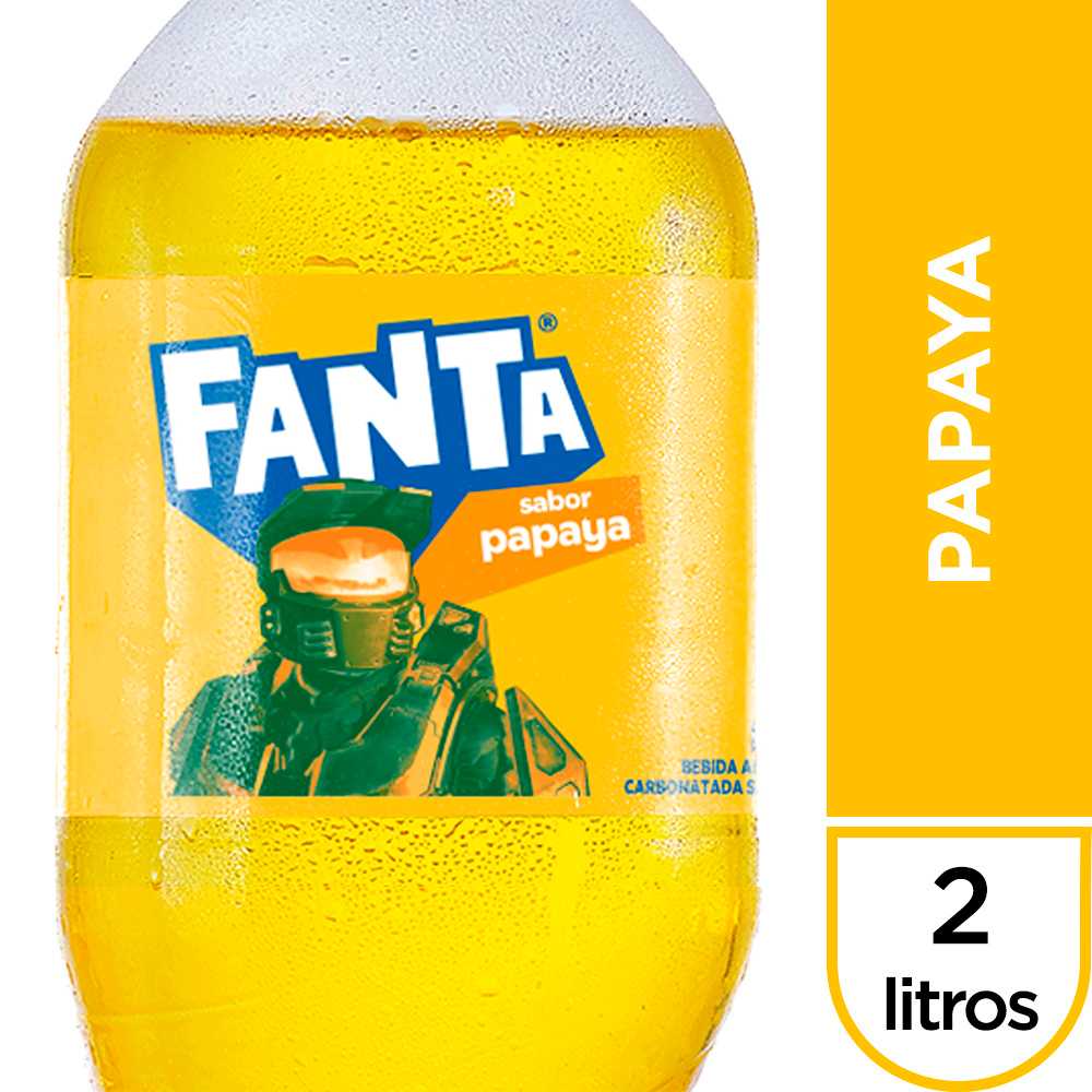 Fanta papaya 2 litros