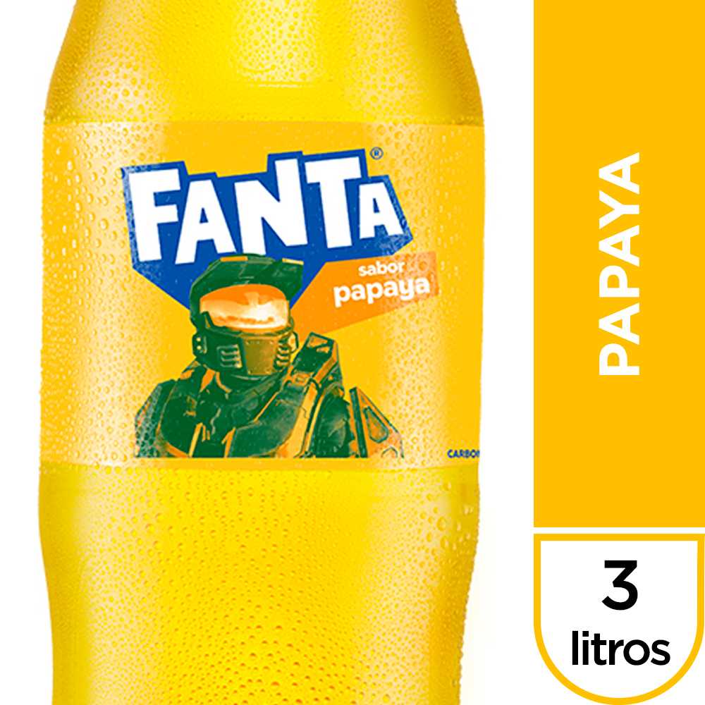 Fanta papaya 3 litros