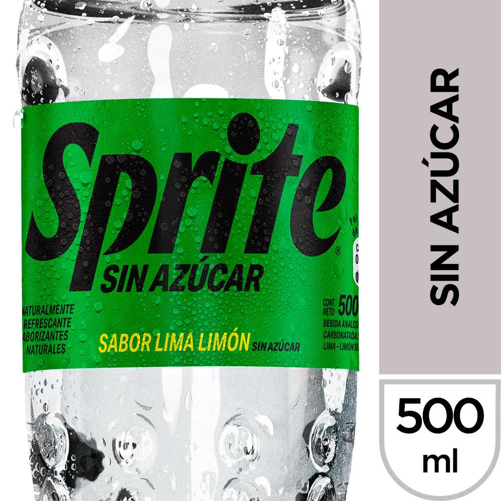 Sprite sin azúcar 500 ml