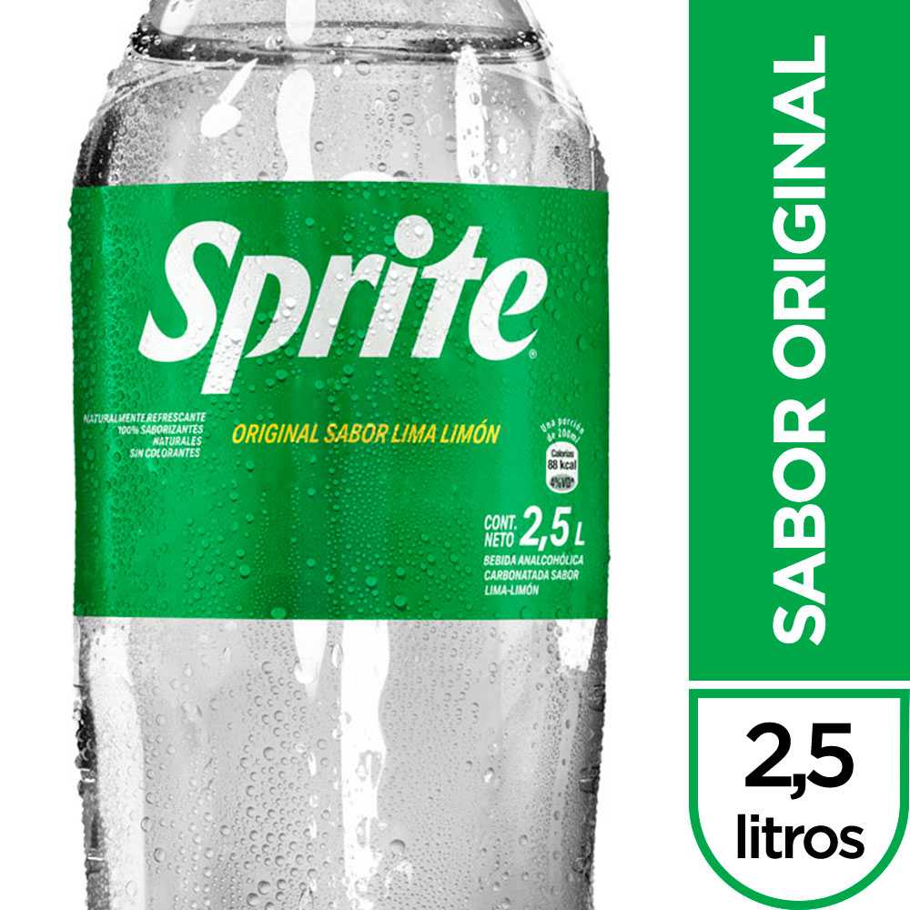 Sprite original 2.5 litros