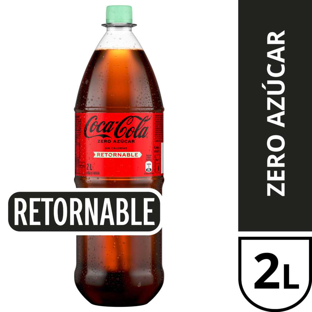 Coca-cola zero azúcar retornable 2 lt