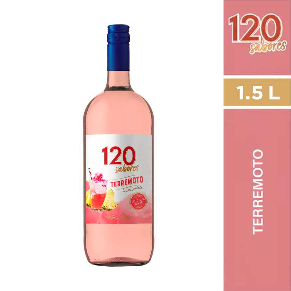 Vino 120 sabores terremoto 1.5 lt