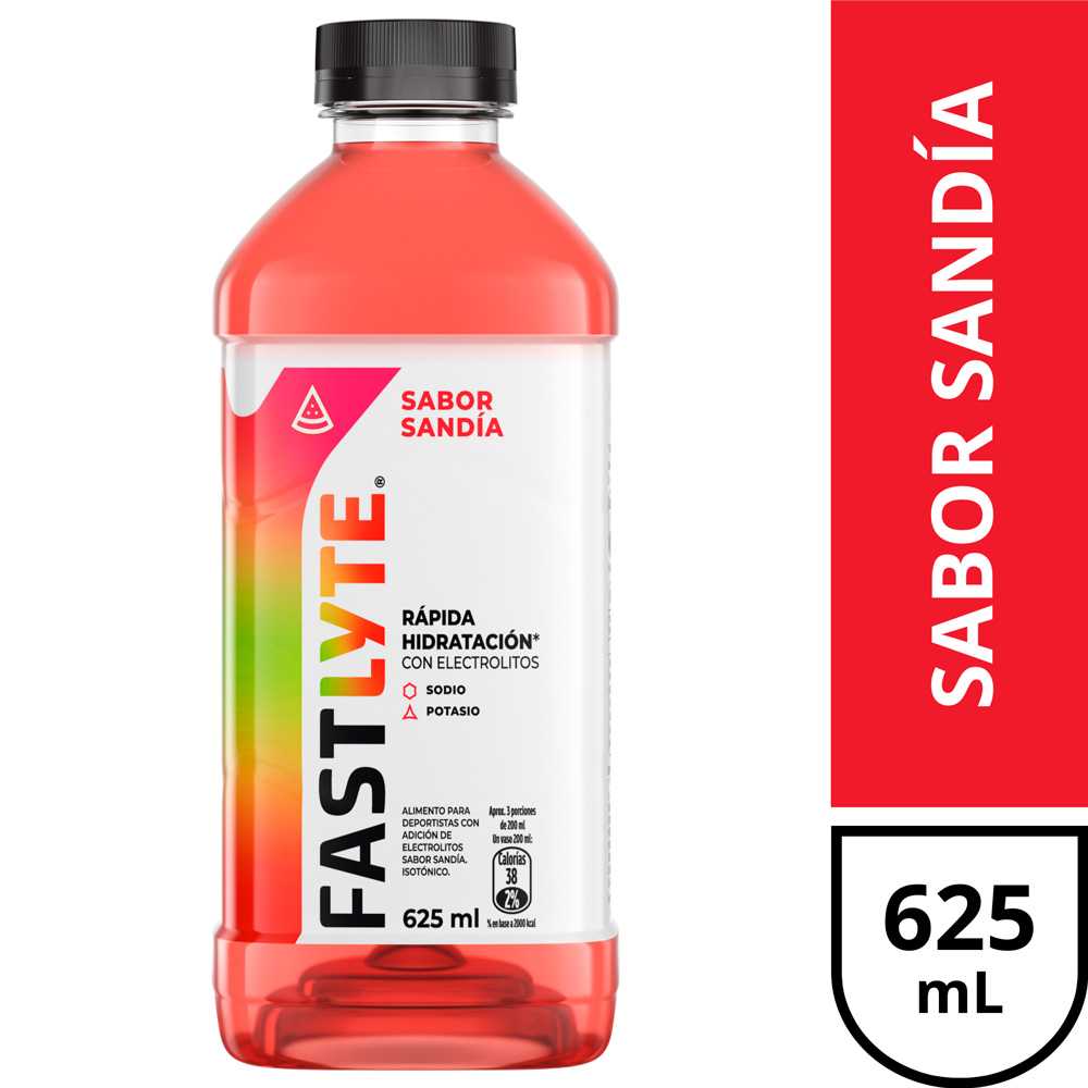 Fastlyte rehidratante sandia 625 ml