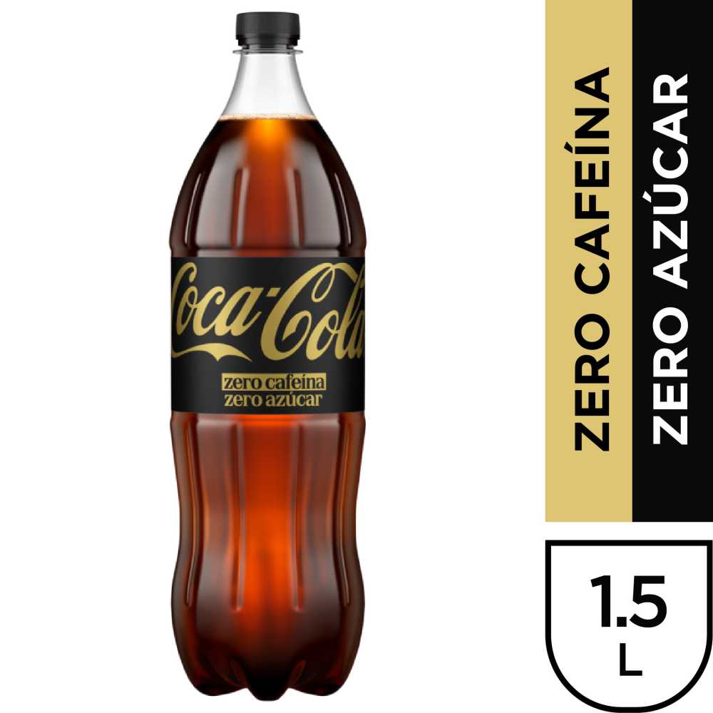 Coca-cola zero cafeína zero azúcar 1,5 lt
