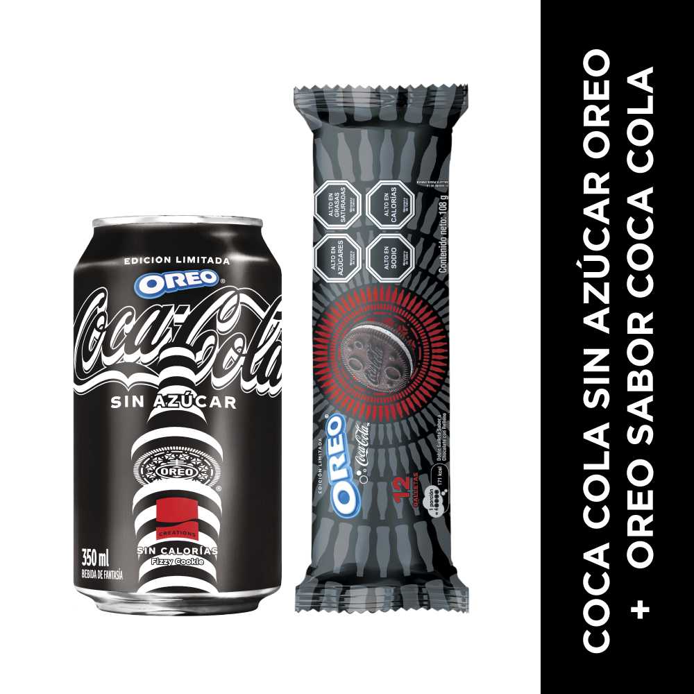 Pack destiny: coca cola oreo sin azúcar 350 ml + galletas oreo coca ...