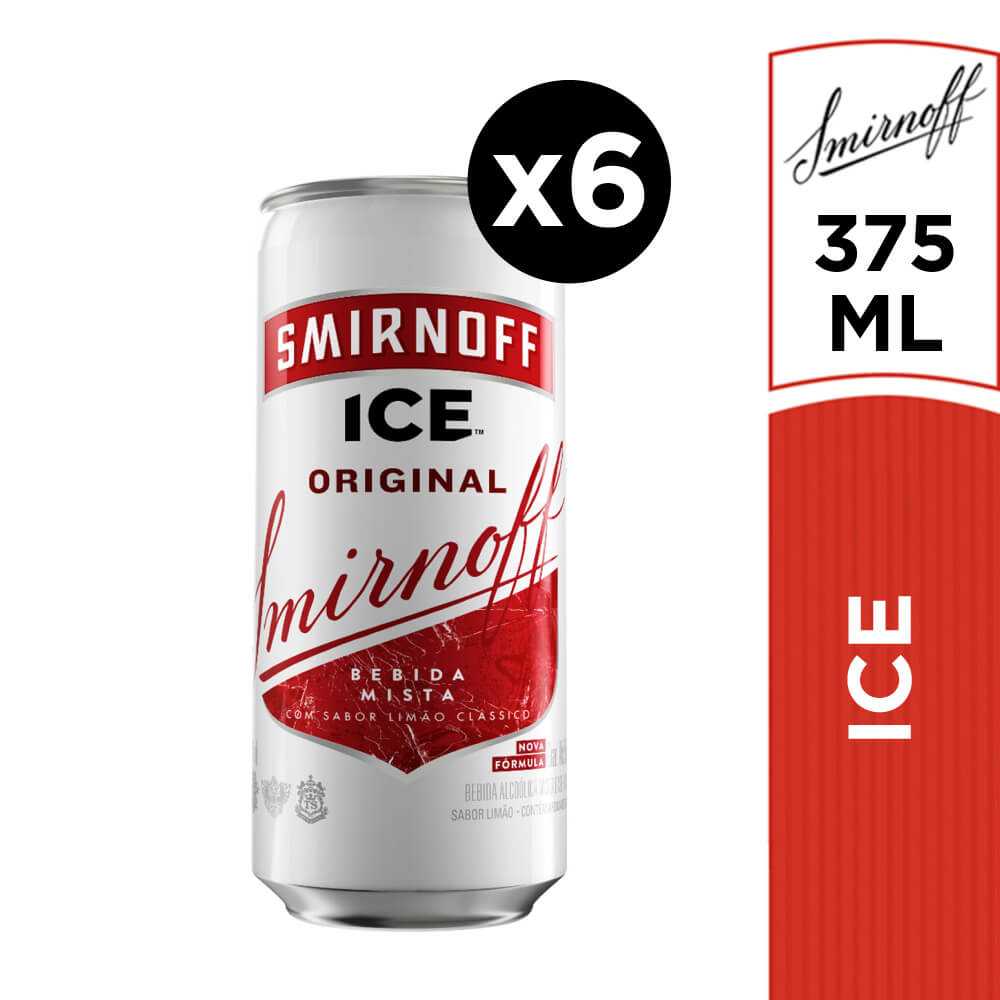 Smirnoff ice lata 375 ml x6