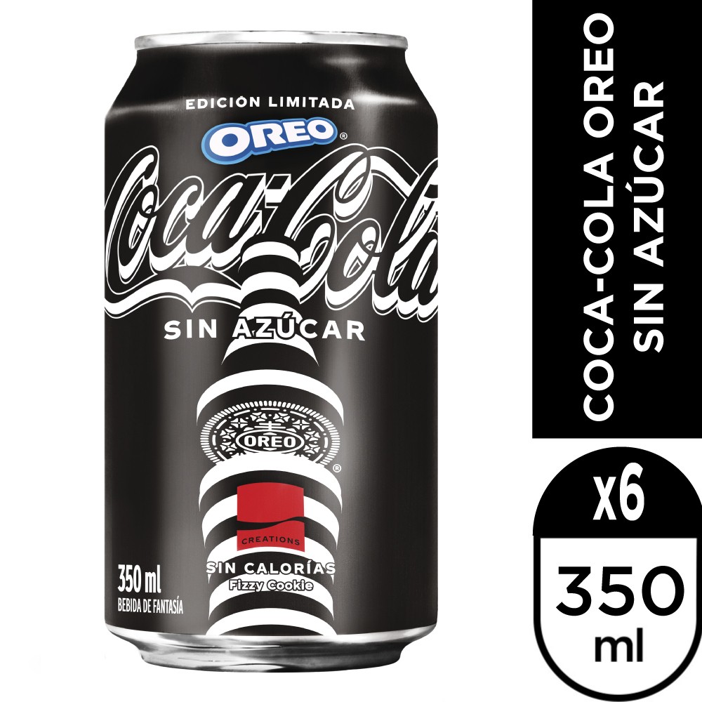Coca cola oreo sin azúcar 6 x 350 ml