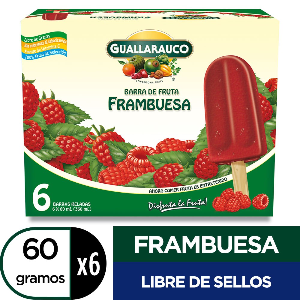 Barra frambuesa 6 x 60ml